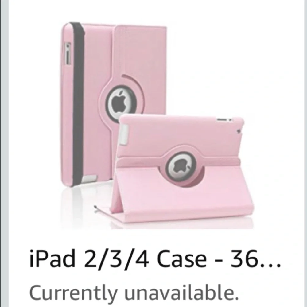 For Apple iPad 2 3 4 360 Rotating Folio PU